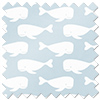 Whaling Around, Cornflower - Roman Blind